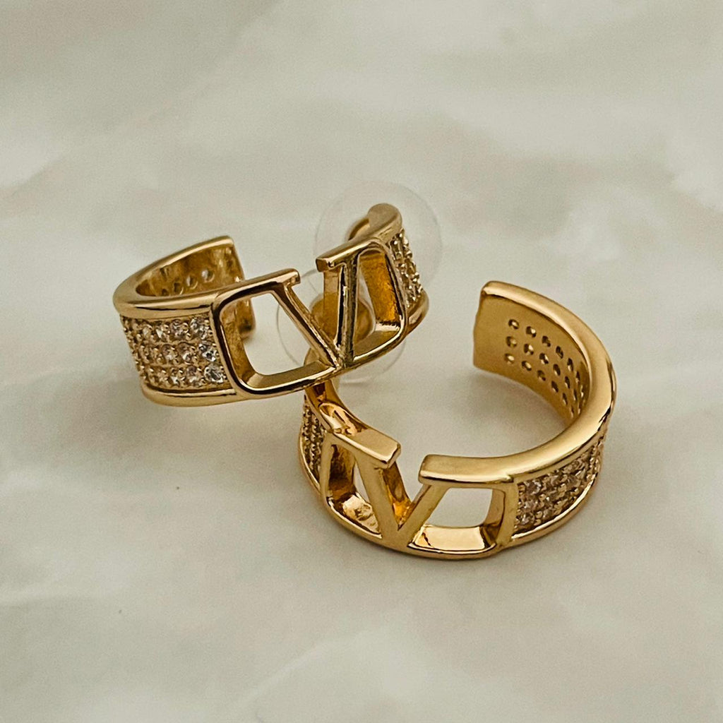 Gold Hoop Style Earrings