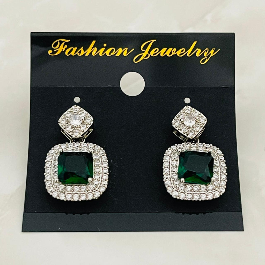 Emerald Luxe Drop Earrings