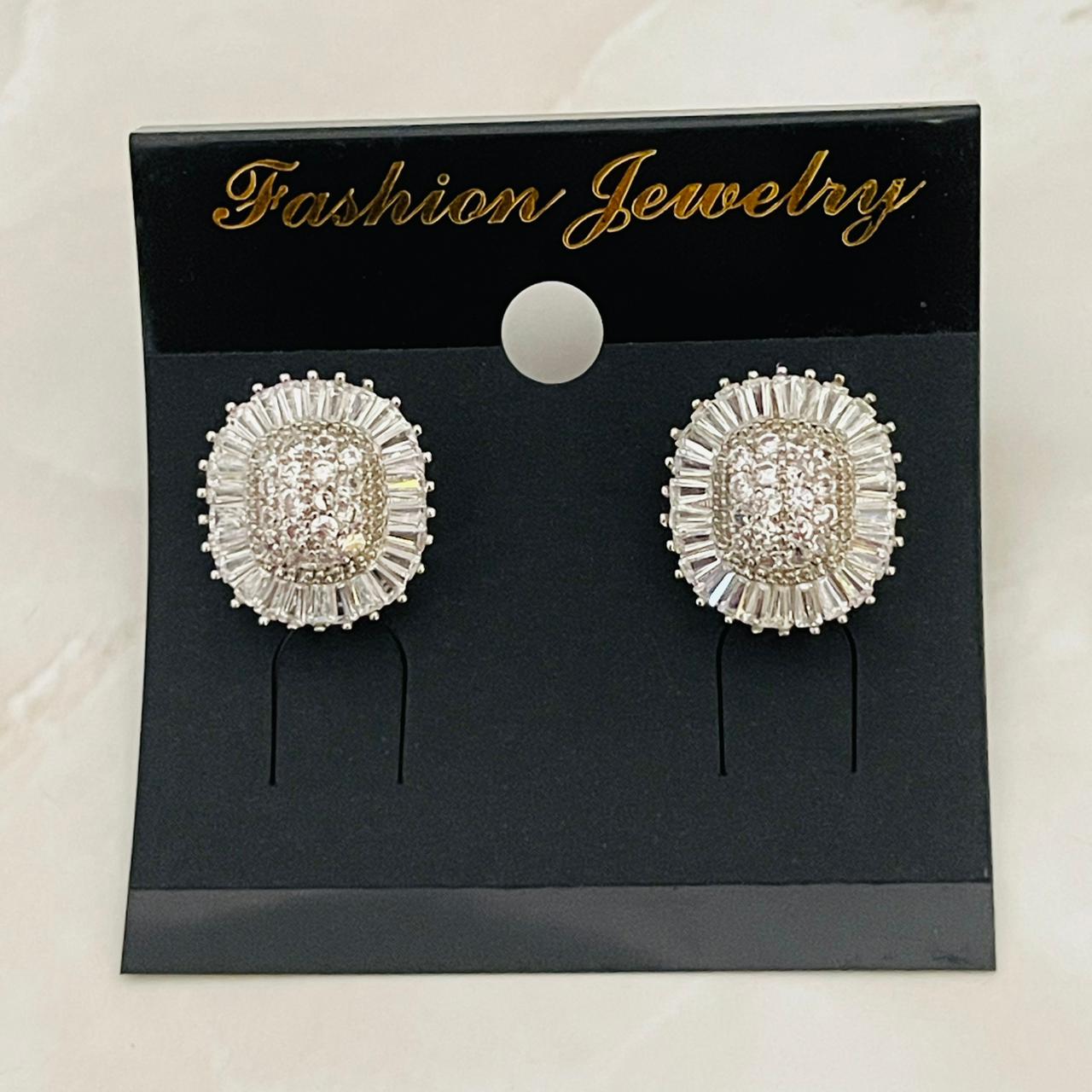 Radiant Crystal Dome Studs