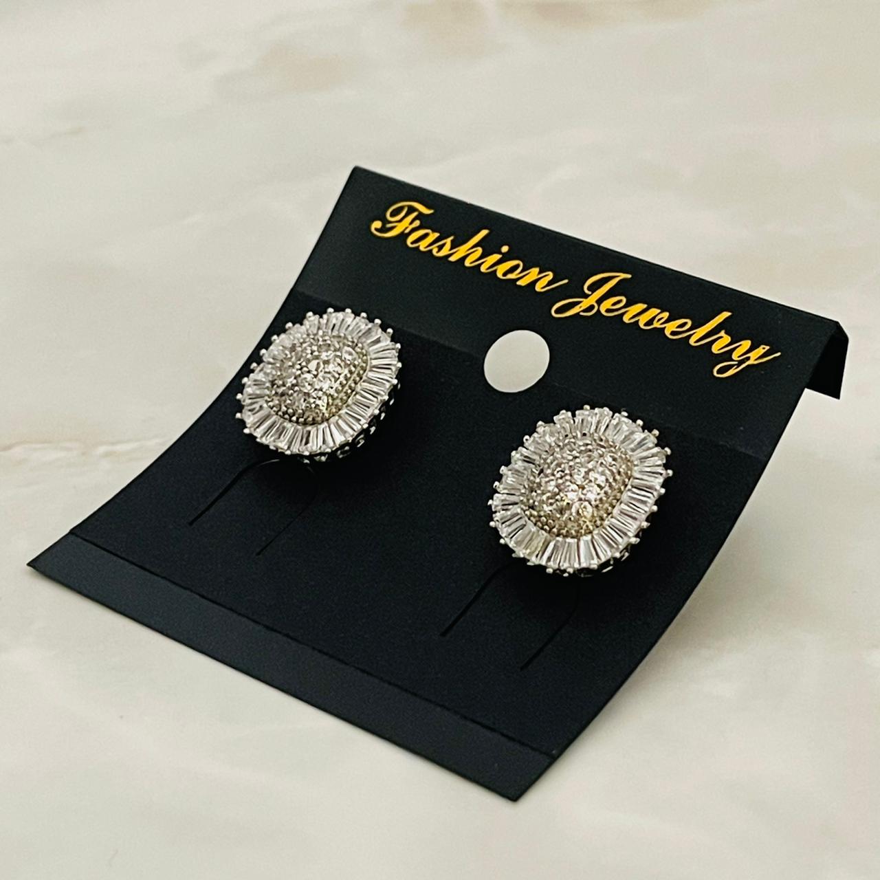 Radiant Crystal Dome Studs