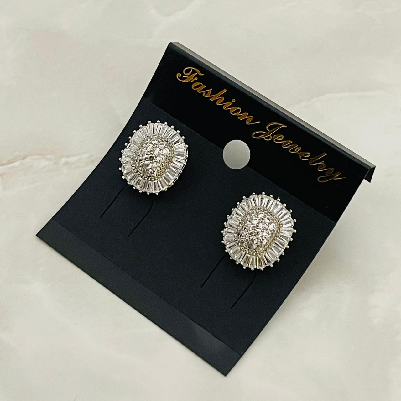 Radiant Crystal Dome Studs