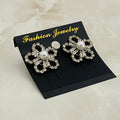 Pearl Bloom Crystal Studs