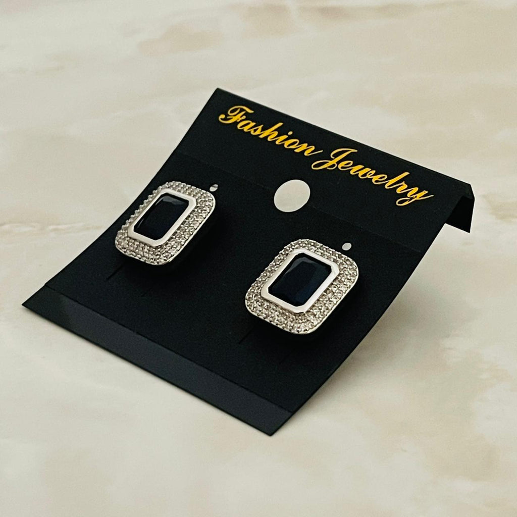 Midnight Rectangle Halo Studs