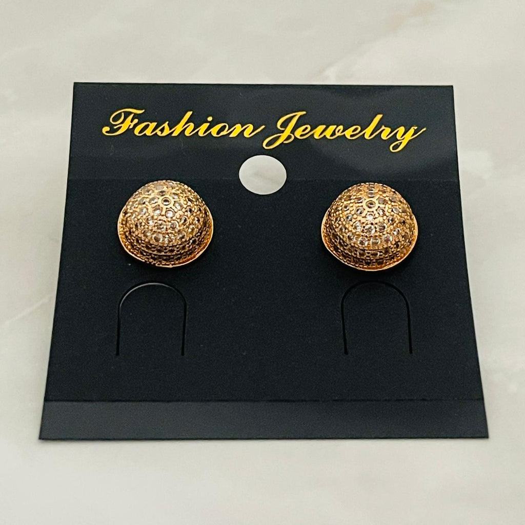 Golden Textured Dome Studs