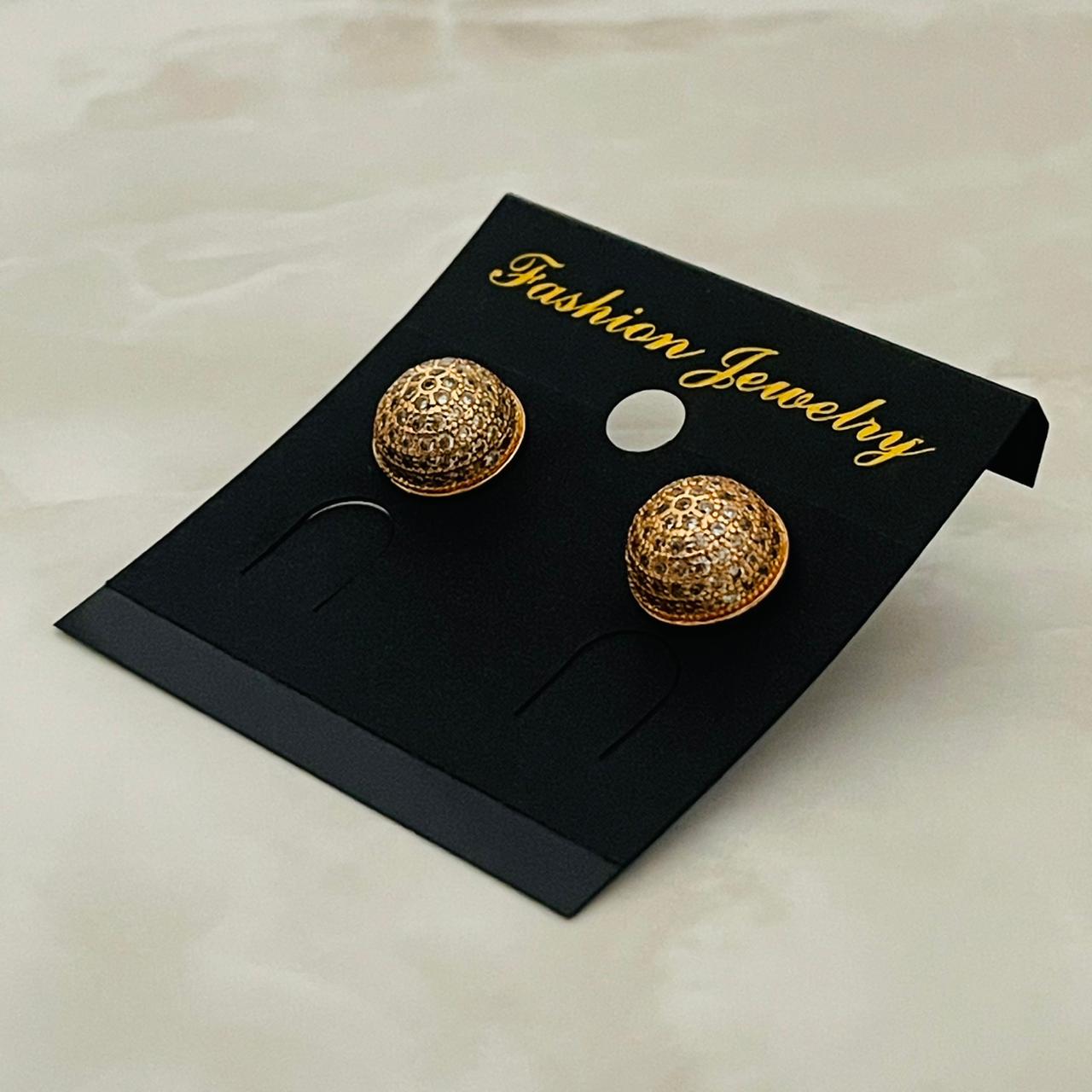 Golden Textured Dome Studs