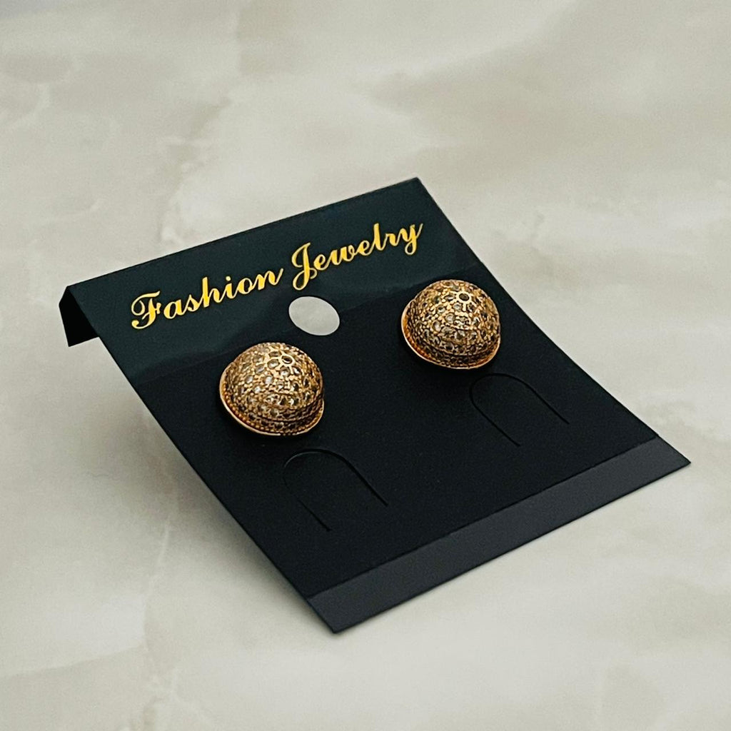Golden Textured Dome Studs