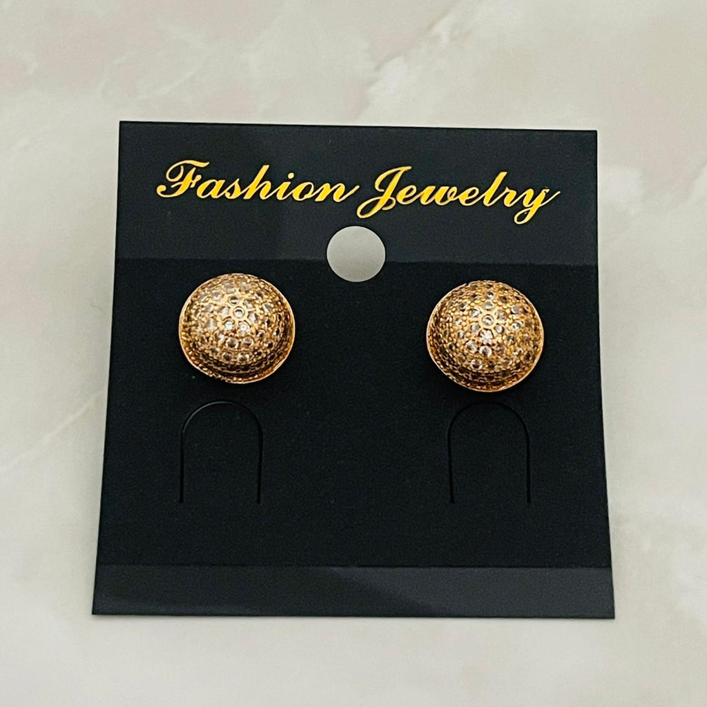 Golden Textured Dome Studs