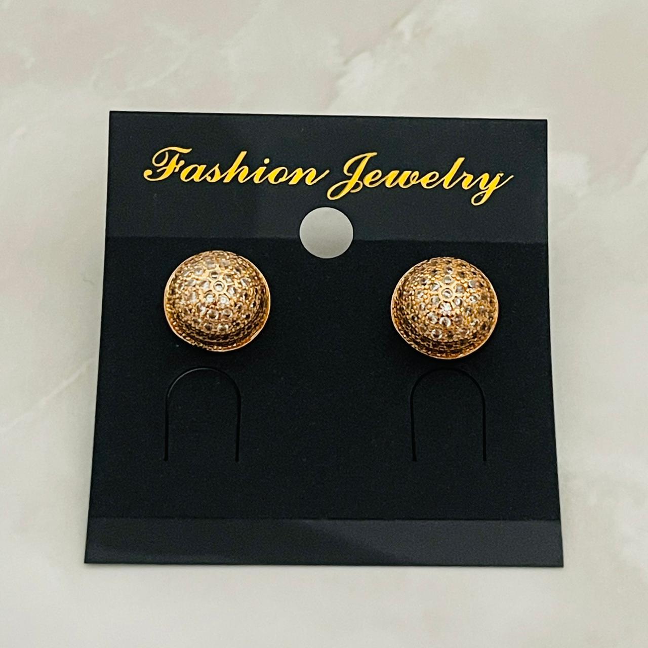 Golden Textured Dome Studs