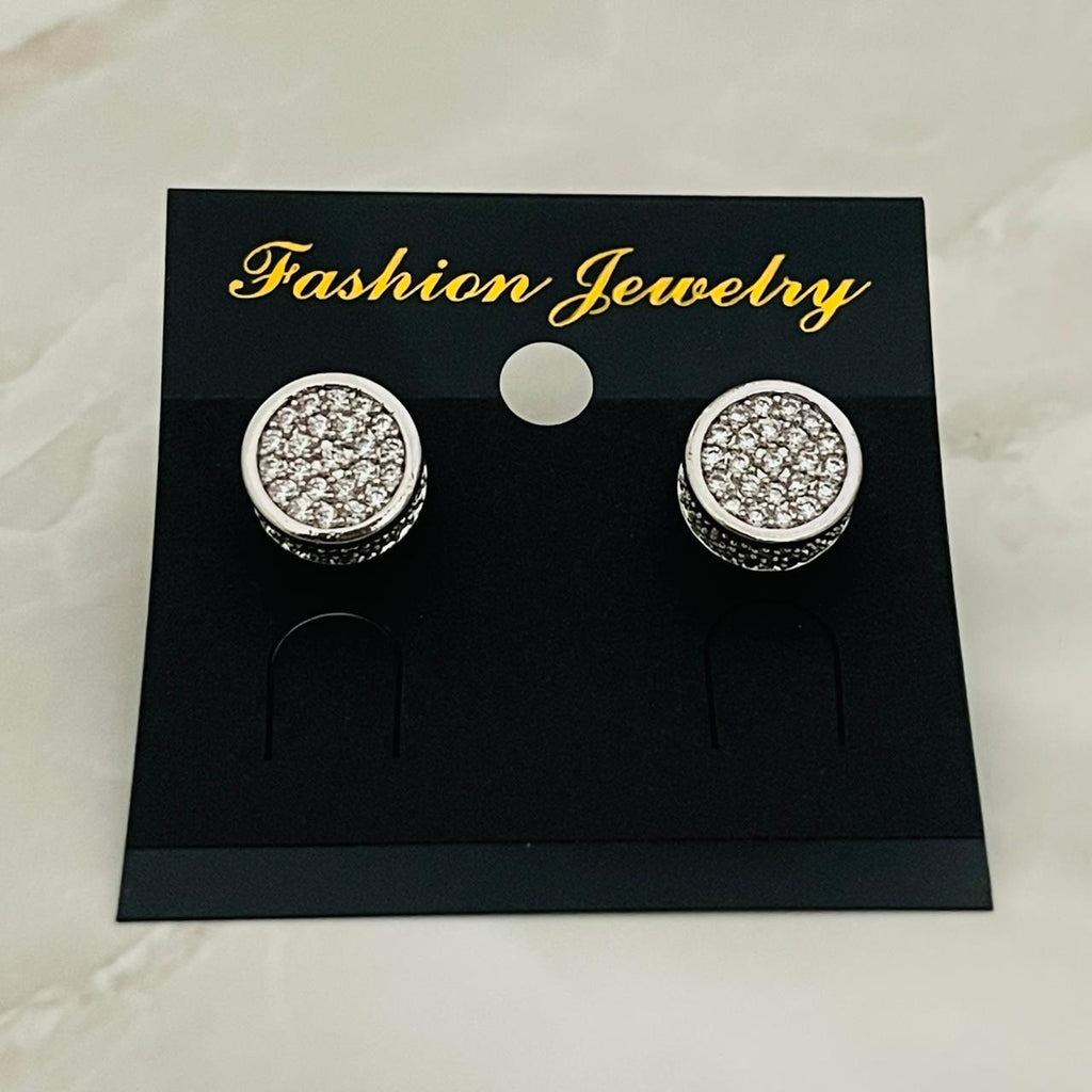 Crystal Disc Studs