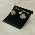 Crystal Disc Studs