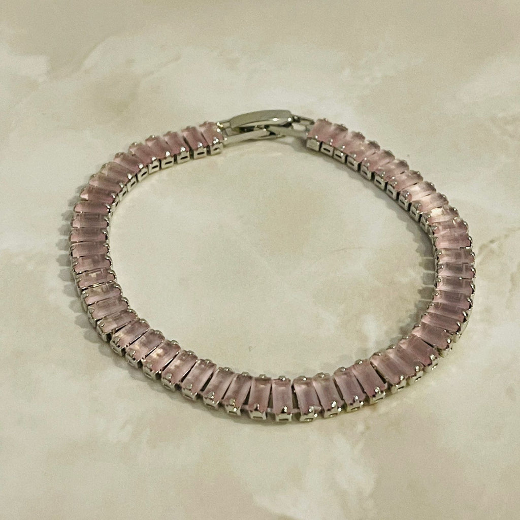 Pink Crystal Elegance Bracelet