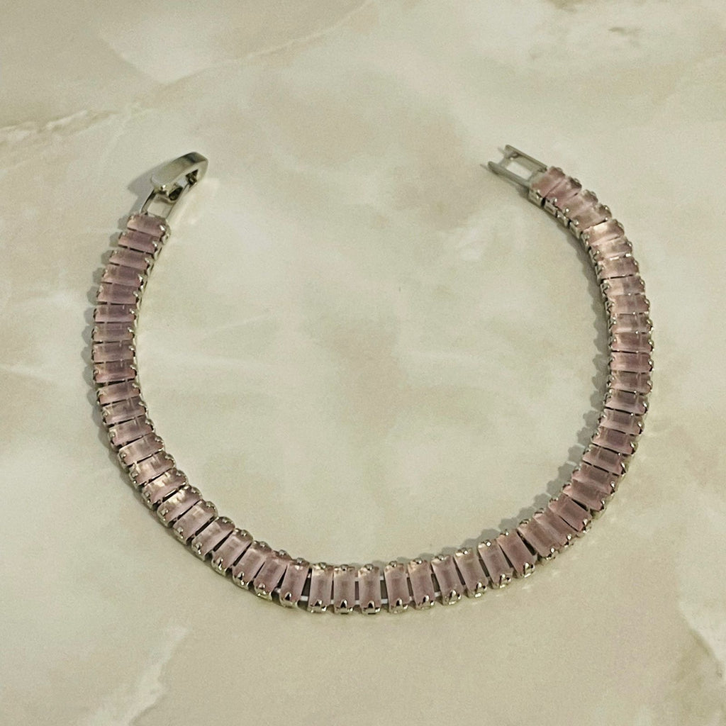 Pink Crystal Elegance Bracelet