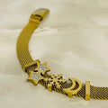 Starlight Mesh Charm Bracelet