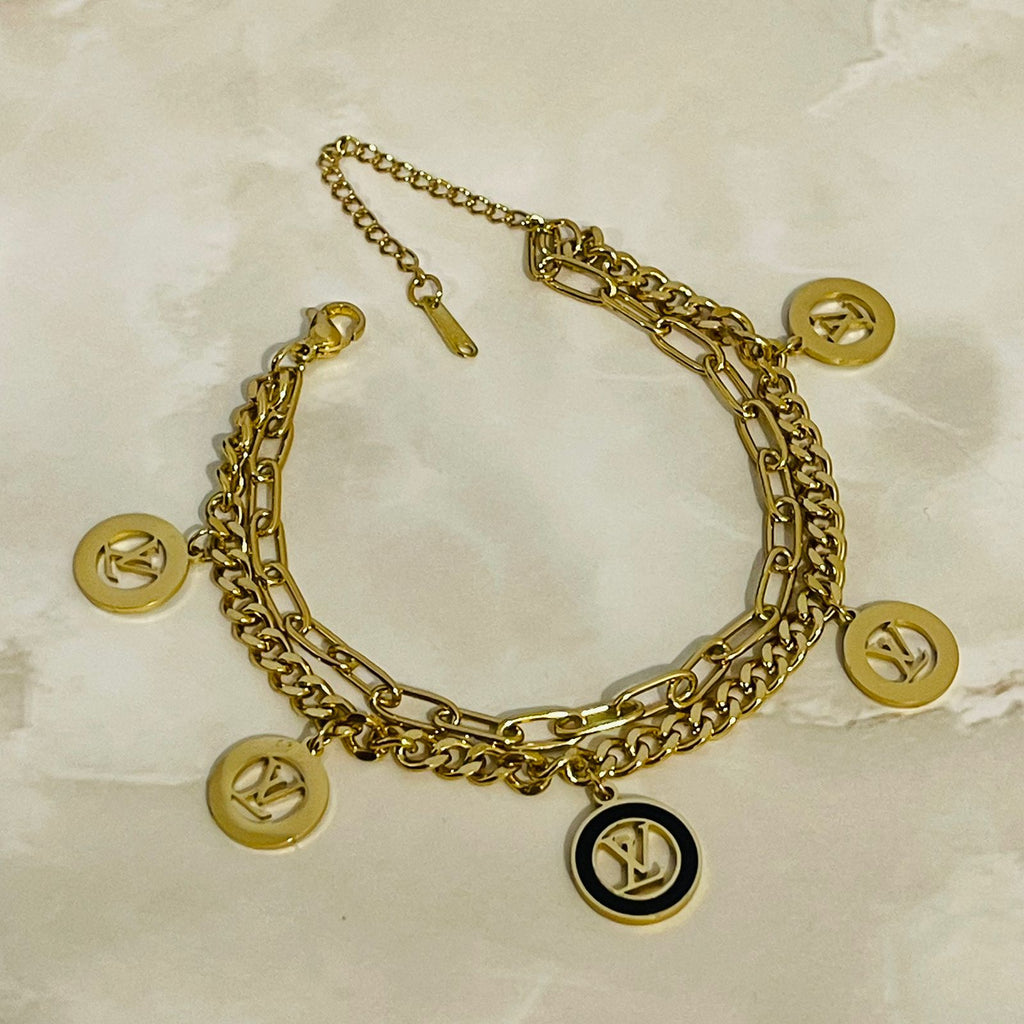 Signature Charm Link Bracelet