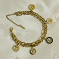 Signature Charm Link Bracelet