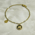 Lucky Clover Charm Gold Bracelet