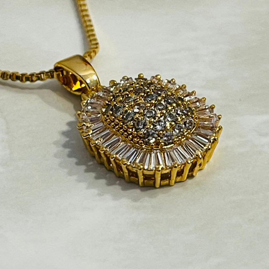 Radiant Halo Spark Pendant