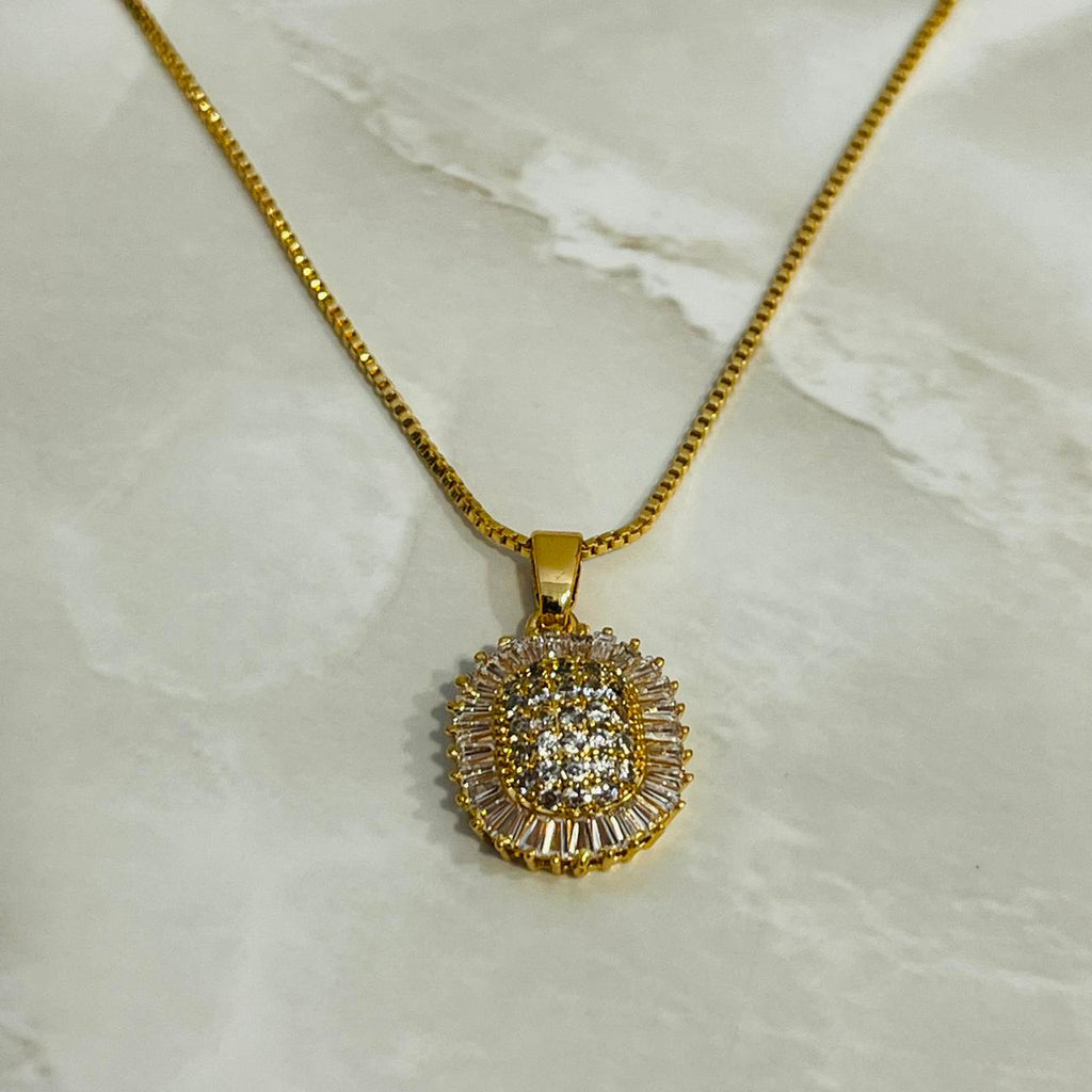 Radiant Halo Spark Pendant
