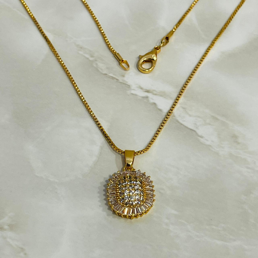 Radiant Halo Spark Pendant
