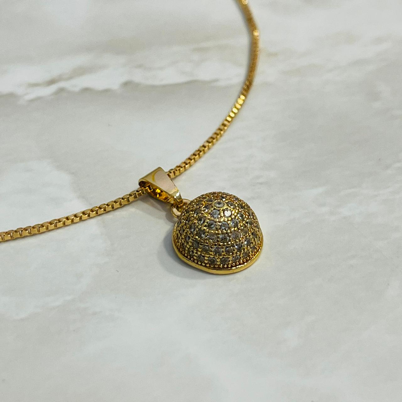 Golden Dome Spark Pendant