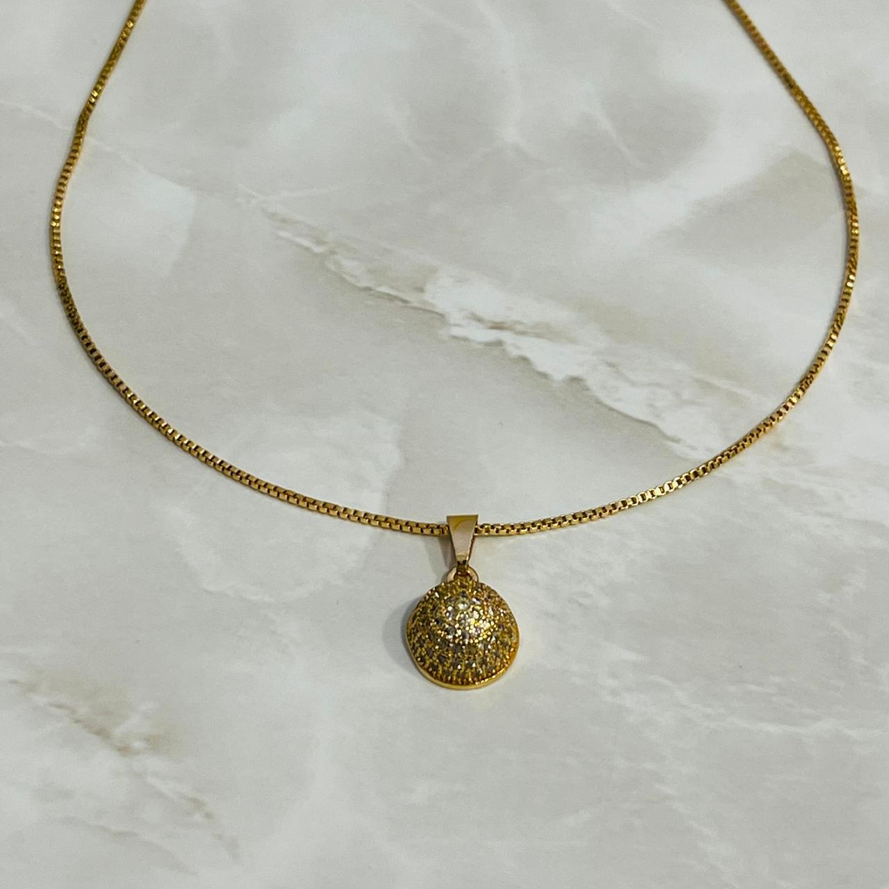 Golden Dome Spark Pendant