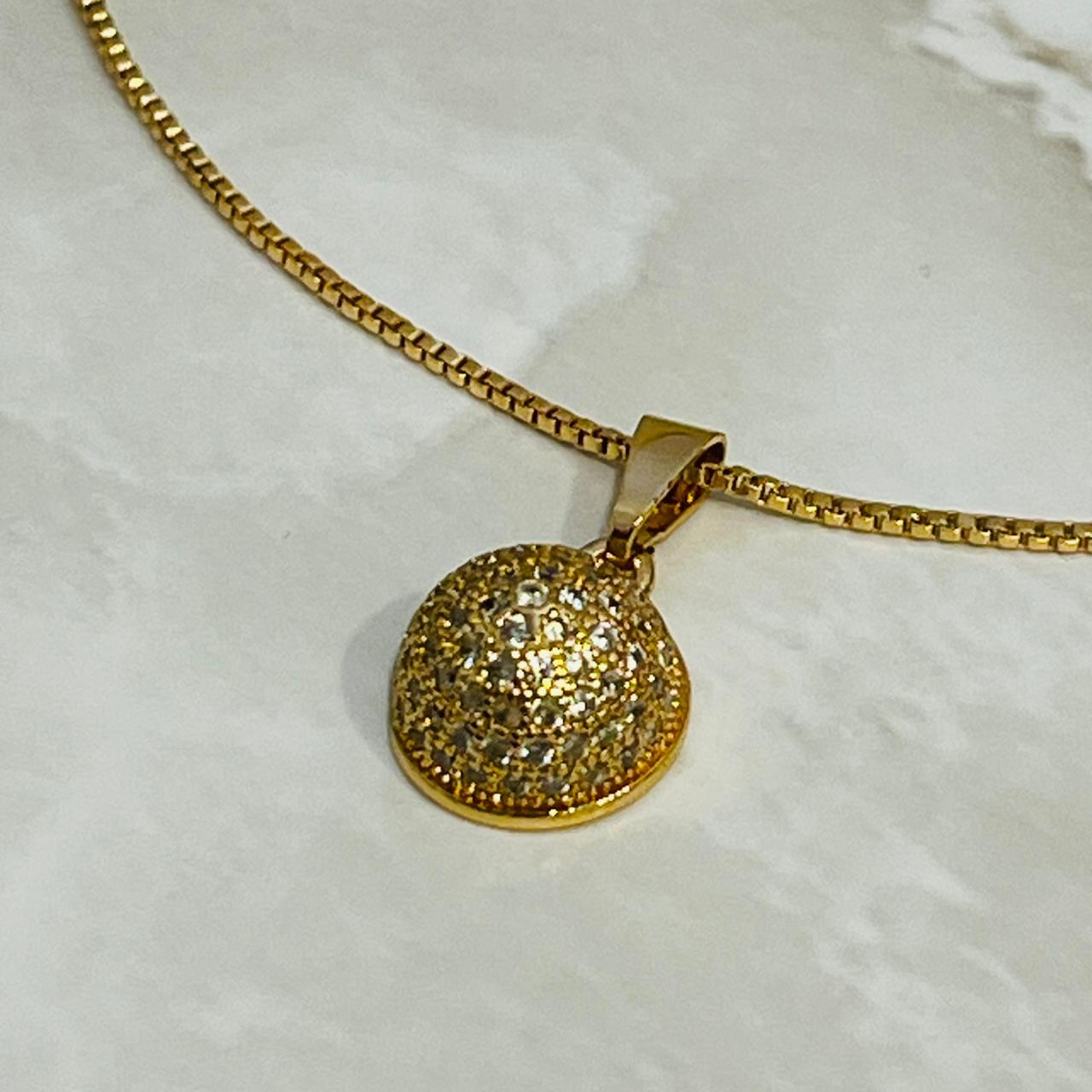 Golden Dome Spark Pendant