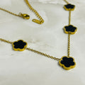 Midnight Clover Luxe Necklace