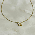 Graceful Butterfly Charm Necklace