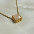 Soft Pink Luxe Pendant Necklace