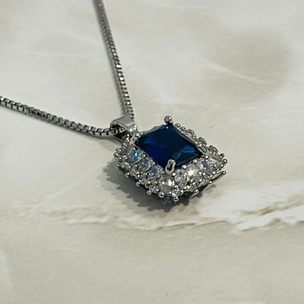 Sapphire Glow Pendant
