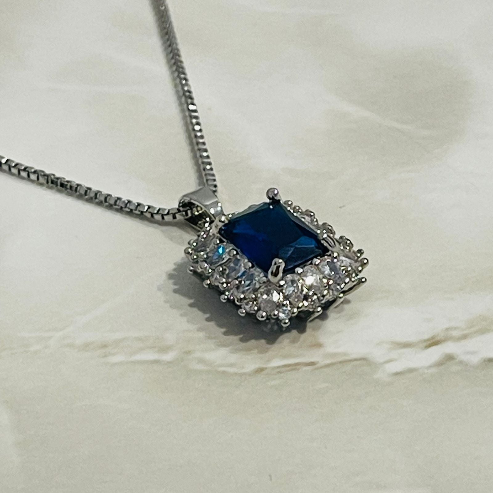 Sapphire Glow Pendant