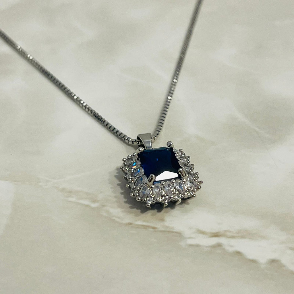 Sapphire Glow Pendant