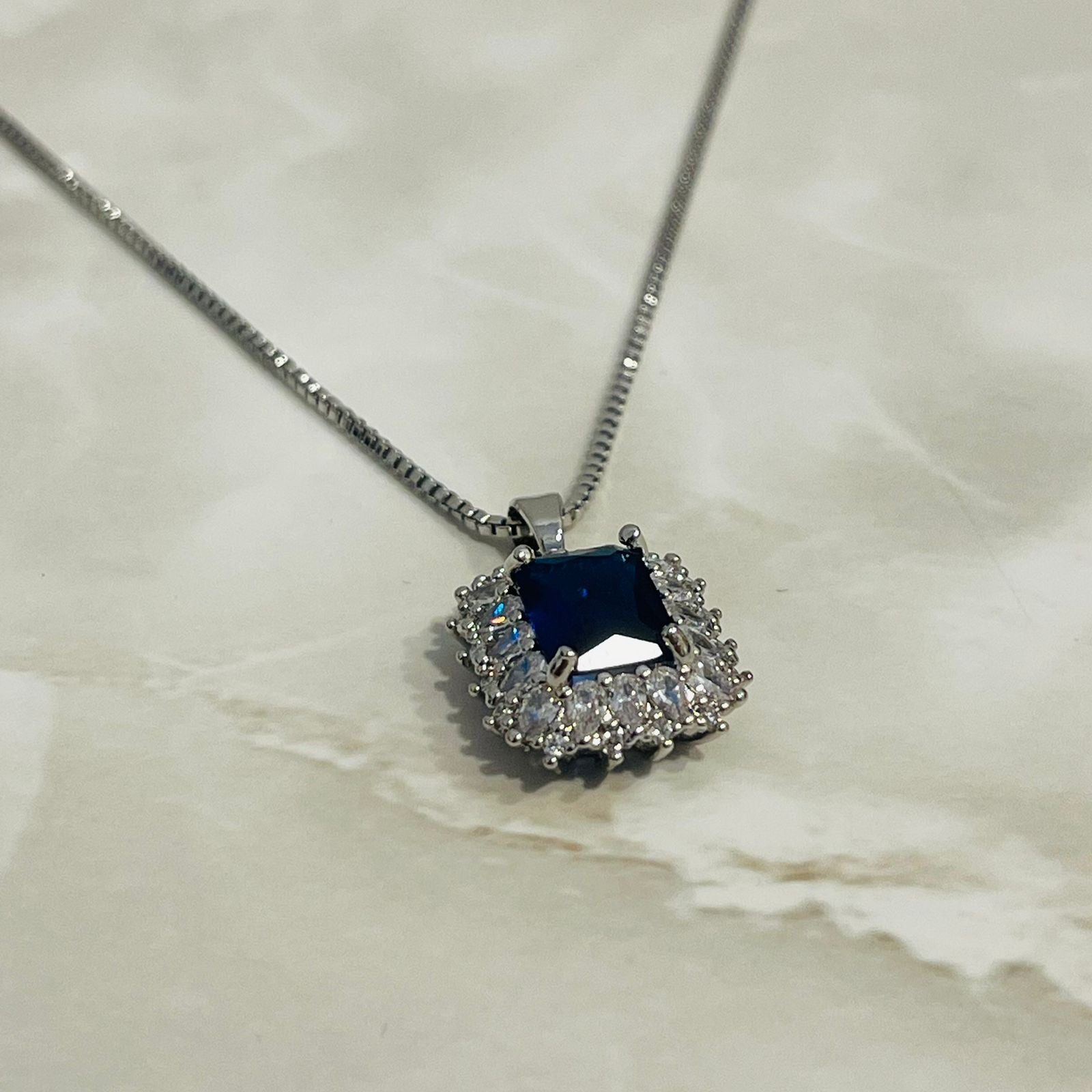 Sapphire Glow Pendant