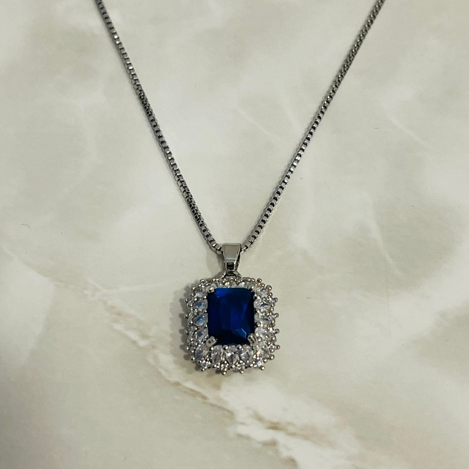 Sapphire Glow Pendant