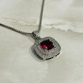 Crimson Halo Luxe Pendant